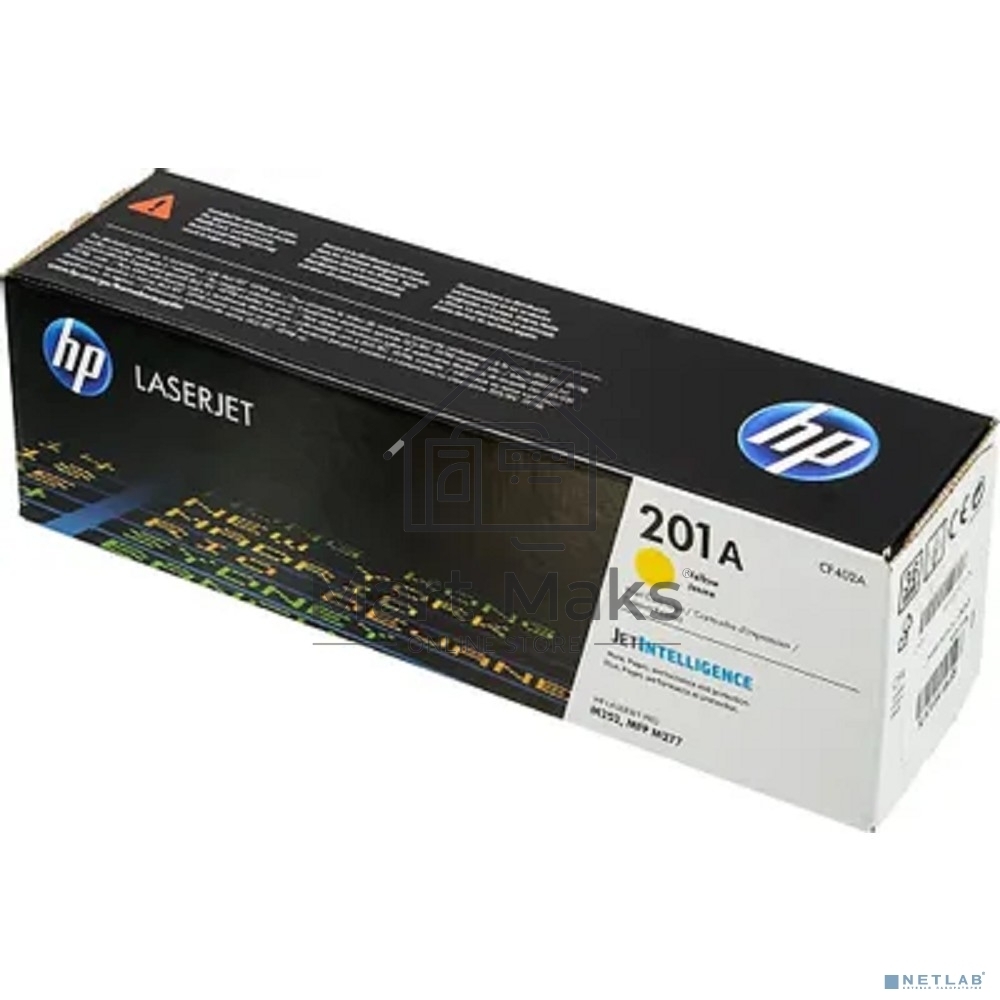 Тонер Картридж HP 201A CF402A желтый для HP CLJ Pro M252/M277 (1400стр.)