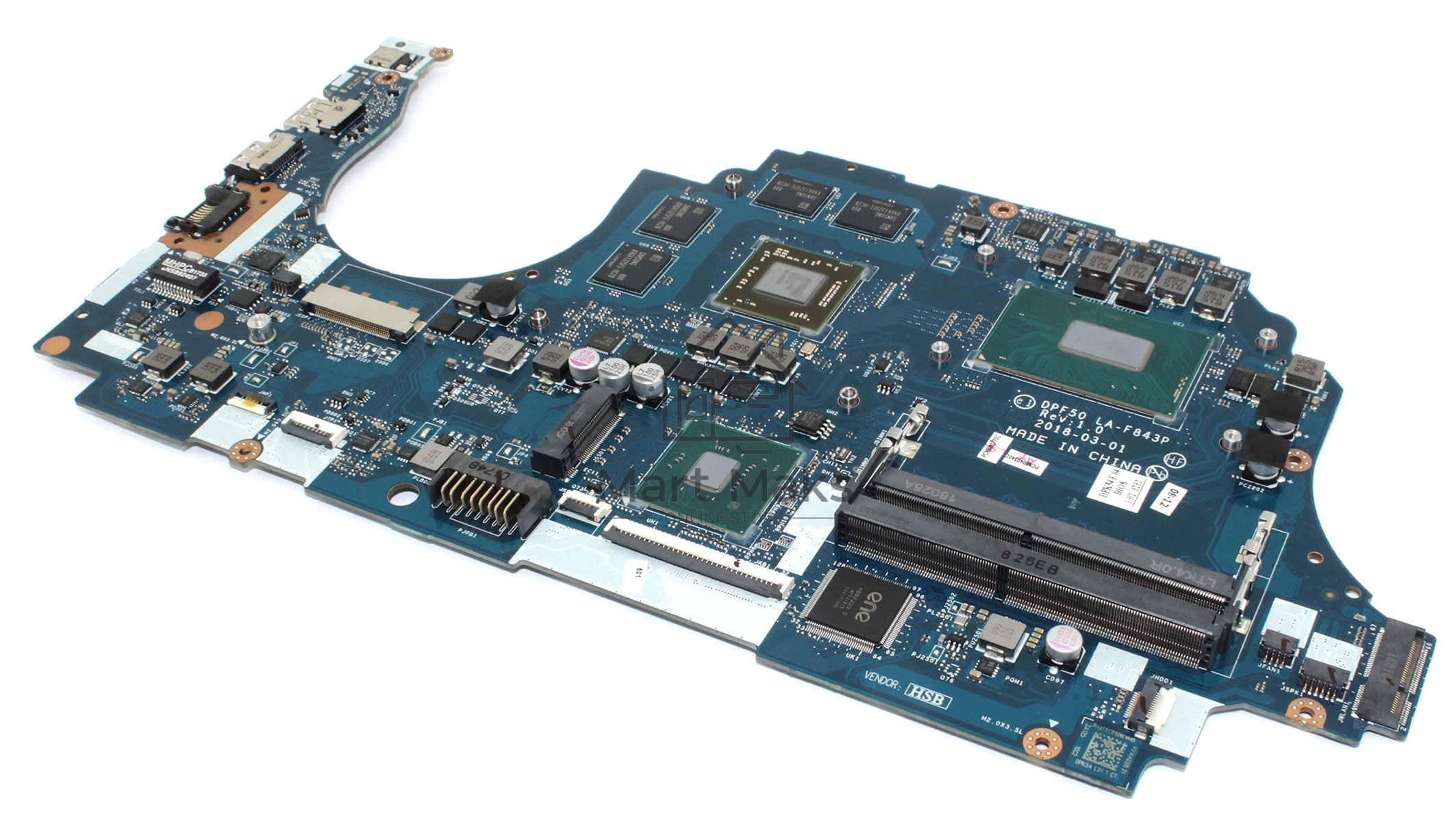 Материнская плата LA-F843P i5-8300H RX560 V2G для игр HP 15-CX 15-CX000