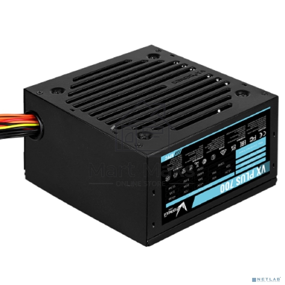 Блок питания Aerocool / Formula VX-700 PLUS, 700Вт, 120мм, черный, (аналог Aerocool VX Plus 700)