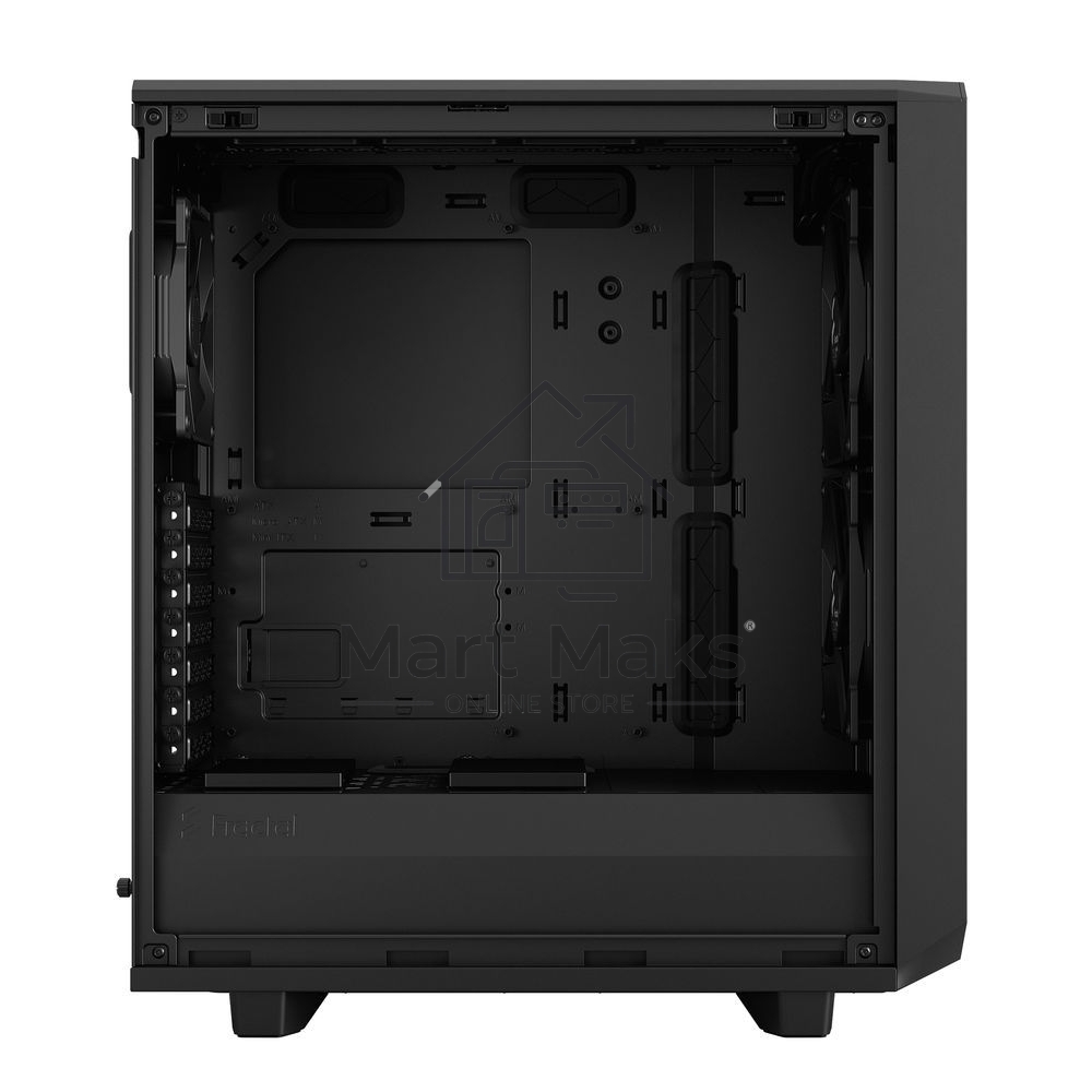 Корпус Fractal Design MESHIFY 2 COMPACT BLACK - TG / ATX, TG / 2x140mm & 1x120mm fans inc. / FD-C-MES2C-03