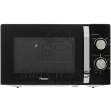 Микроволновая печь Haier HMB-MM208BA черный/серебристый, 20 л, 800 Вт, переключатели - поворотный механизм