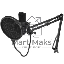 Микрофон проводной Оклик SM-700G 2.5м черный