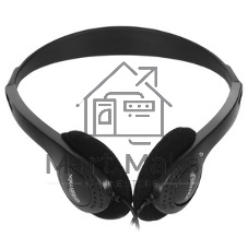 Проводные наушники Ritmix RH-501 черный, накладные, Jack 3.5 мм, складная конструкция