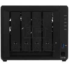 Сетевое хранилище Synology DiskStation DS925+ черный (AMD Ryzen V1500B/4Gb/4 pcs (3.5