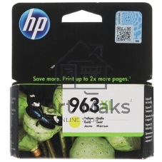 Картридж струйный HP 963XL 3JA29AE желтый увеличенной емкости (1600 стр) для HP OfficeJet Pro 9010, 9013, 9020, 9023