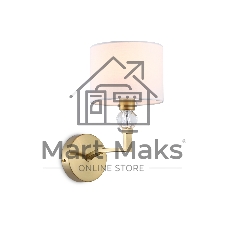 Настенный светильник Ambrella light LH71135 BS/WH латунь/белый E14 max 40W 220*140*250