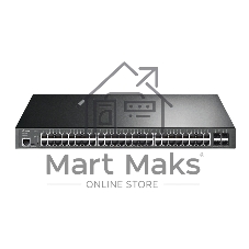 Коммутатор 48-port Gigabit PoE+ L2+ switch, 48 802.3af/at PoE+ ports, 4 Gb SFP slots, 1 RJ-45 + 1Micro-USB console ports, 348W PoE budget