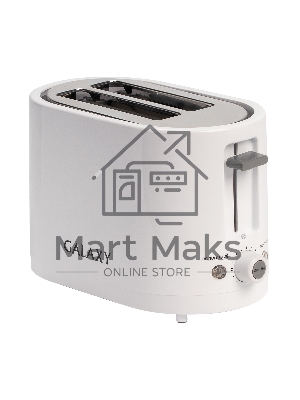 Тостер Galaxy Line GL 2908, белый, пластик, 800 Вт