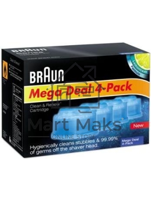 Картридж для бритвы Braun CCR4 с чистящей жидкостью