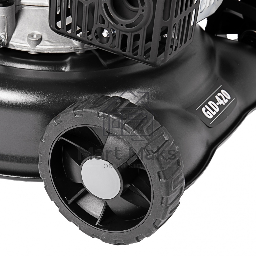 Газонокосилка бензиновая Denzel GLD-420, 146 см3,шир 42 см,40 л 58805