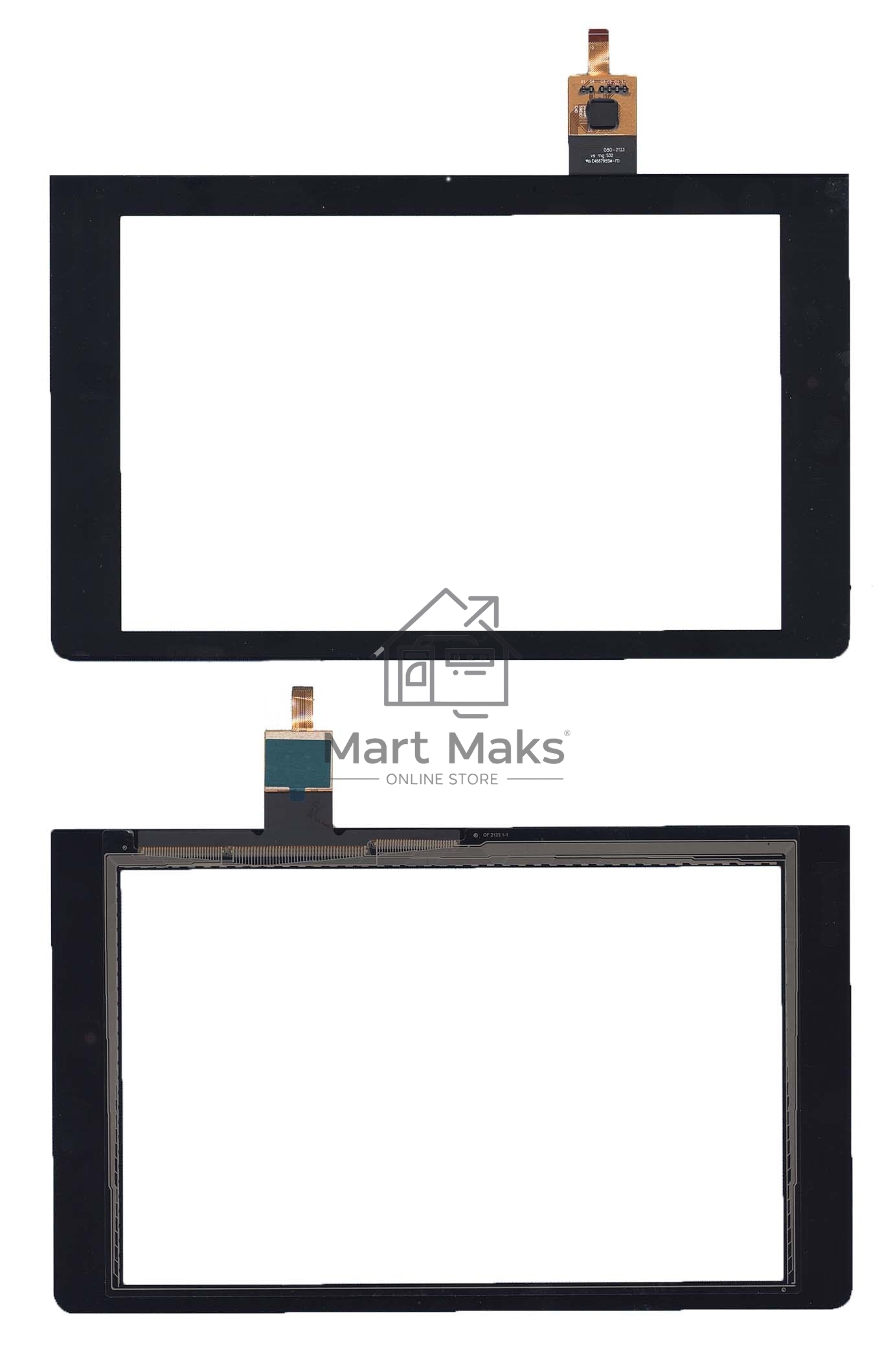 Сенсорное стекло (тачскрин) для Lenovo Yoga Tablet 8 3 YT3-850F. черное