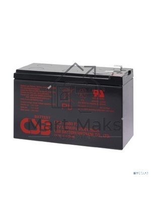 Батарея CSB 12V 10,5Ah UPS12580 клеммы F2