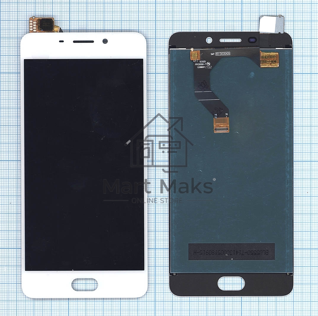 Дисплей для Meizu M6 Note, белый