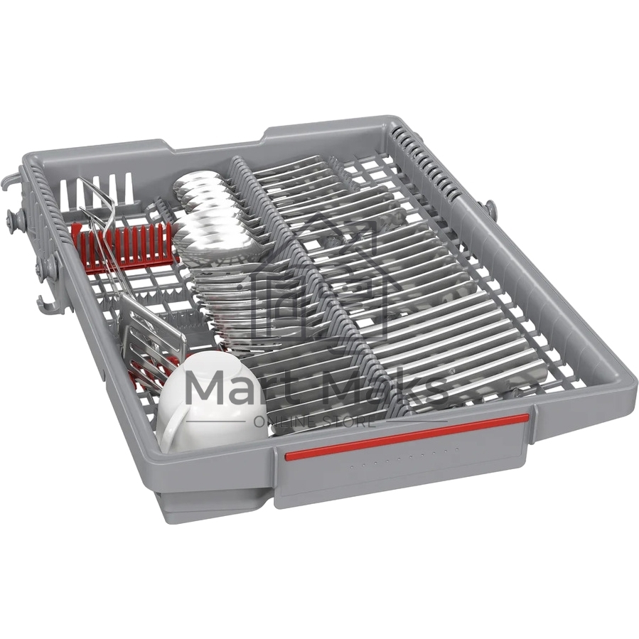 Встраиваемая посудомоечная машина Bosch SPV6EMX65Q, серебристый, 44.8 см, 10 компл., 45 дБ, класс A+