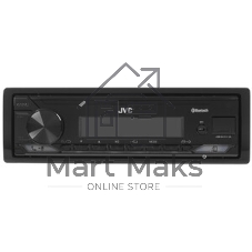 Автомагнитола JVC KD-X182BT, 1 DIN, Bluetooth, USB Type-A, AUX, съёмная панель