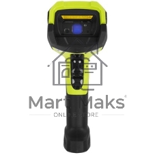 Сканер штрих-кода ручной Zebra DS3608 (DS3608-ER3U4602ZVW) 2D Imager (дальнобойный), проводной, USB, RS-232 (COM порт, Serial), зеленый/черный
