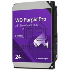 Жесткий диск WD SATA-III 24TB WD240PURP Surveillance Purple Pro (7200rpm) 512Mb 3.5