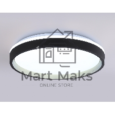 Светодиодный светильник RGB Ambrella light FZ610 BK/GD черный/золото IP20 66W 3000K-6500K+RGB D490*85 (ПДУ ИК)