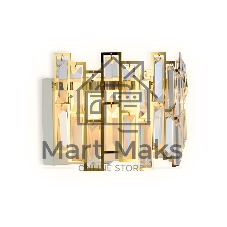 Светильник Ambrella light TR5055 GD/WH/CL золото/белый/прозрачный E14/2 max 40W 250*200*140