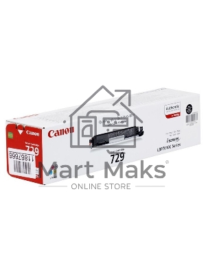 Картридж лазерный Canon Cartridge 729BK (4370B002) черный (1200 стр.) для Canon i-Sensys LBP-7010C/7018C