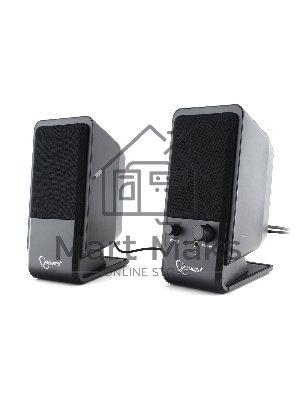 Акустическая система Gembird SPK-510, черный, 6 Вт, рег. громкости, разъем для наушников,USB-питание