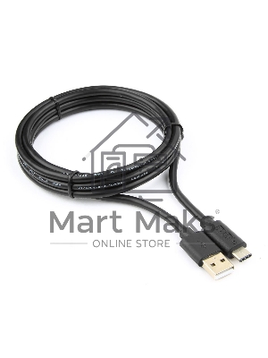 Кабель USB Cablexpert CCP-USB2-AMCM-6, USB2.0 AM/USB3.1 Type-C, 1.8м, пакет