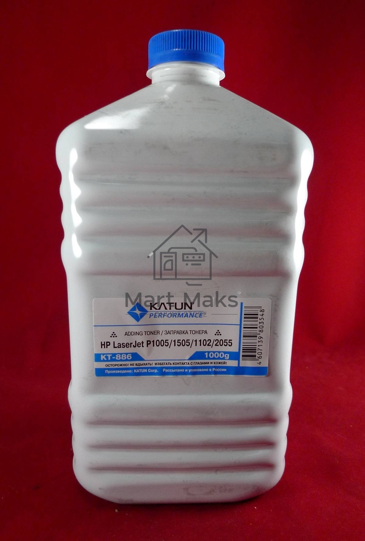 Тонер HP LJ P1005/1505/1566/1606/1102/2035/2055/ Canon LBP-3010/3250 Universal (кан., 1кг.) Katun фас России