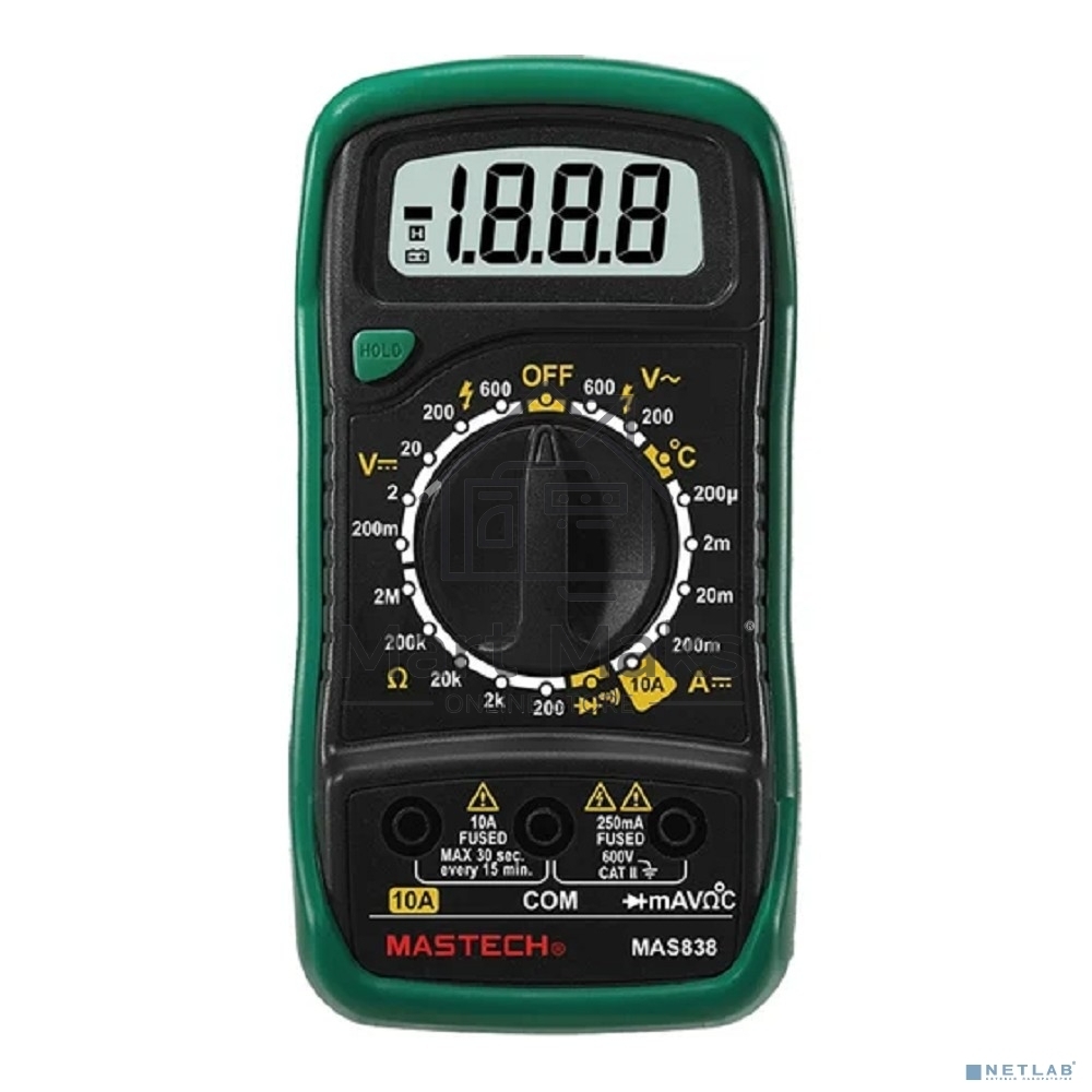 Мультиметр портативный MAS838 Mastech