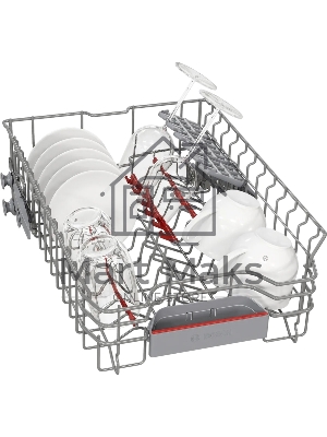 Встраиваемая посудомоечная машина Bosch SPV6EMX65Q, серебристый, 44.8 см, 10 компл., 45 дБ, класс A+