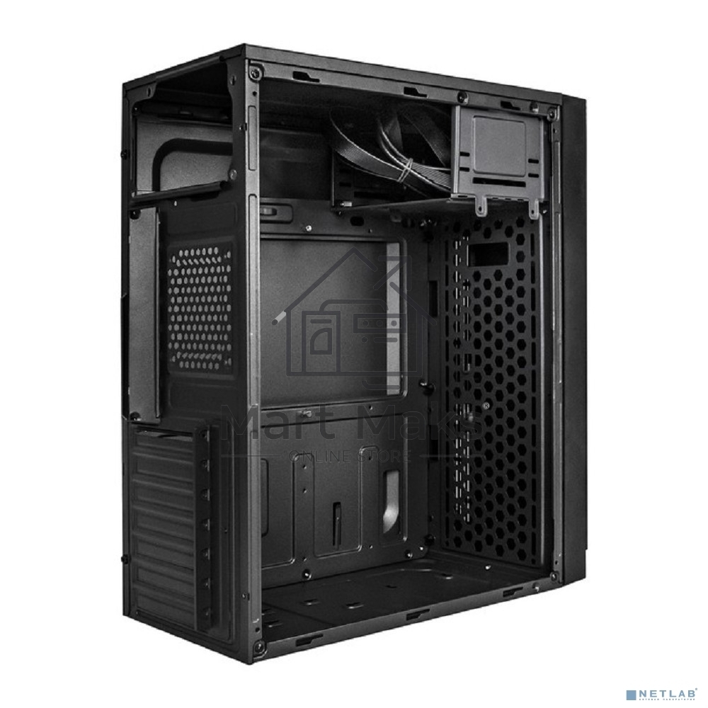 Компьютерный корпус Miditower ExeGate AA-442U2 (ATX, без БП, 1*USB+2*USB3.0, аудио, черный)