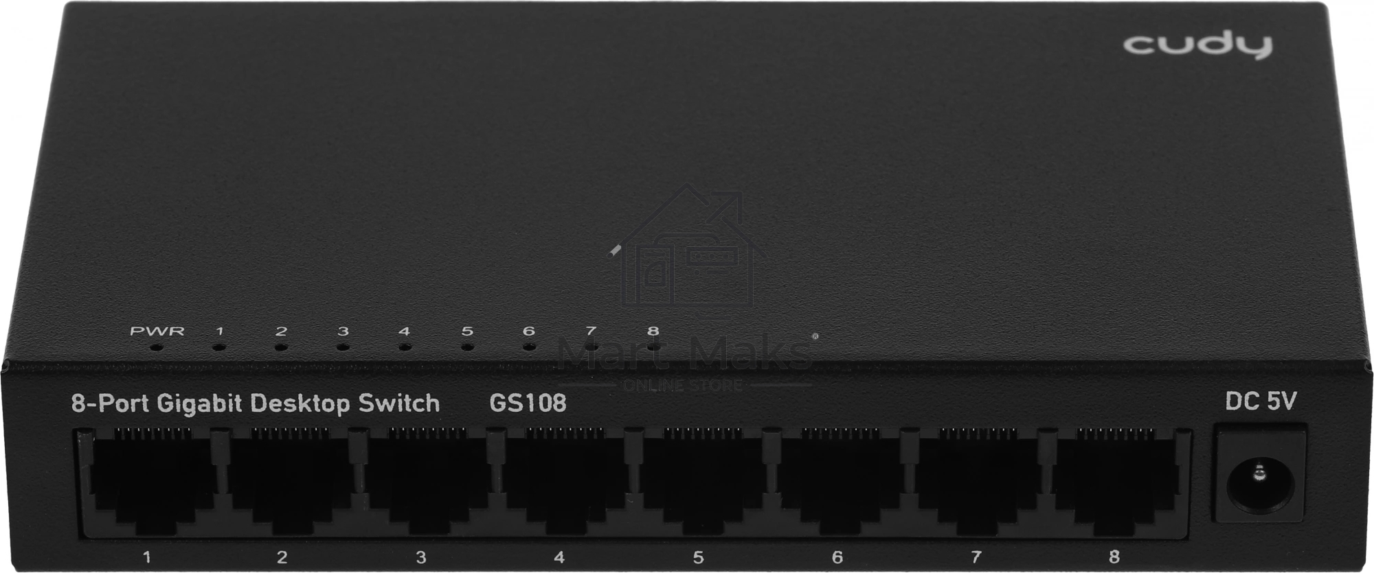 Коммутатор Cudy GS108 (L2) 8x1Гбит/с неуправляемый