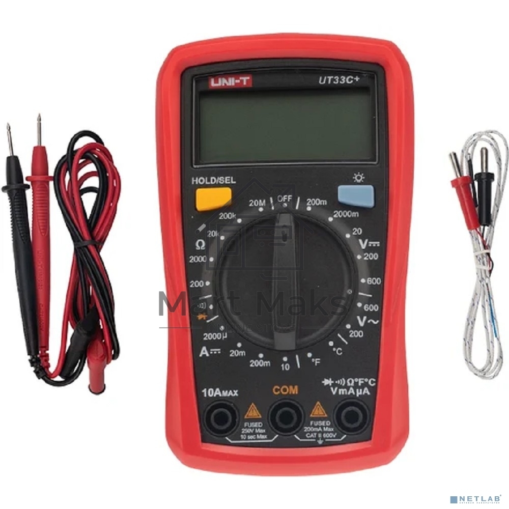 Портативный мультиметр UNI-T UT33C+