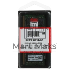Оперативная память Kingston, DDR4, 8GB (1x8GB), 3200MHz, CL22, ECC, RDIMM