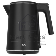 Электрочайник BQ KT1716P черный, 1 л, 1800 Вт, скрытый нагревательный элемент