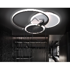 Светильник Ambrella light FL5118/3+1 WH/BK белый/черный 64W 3000K/4200K/6400K+4200K 480*425*110 (ПДУ ИК)