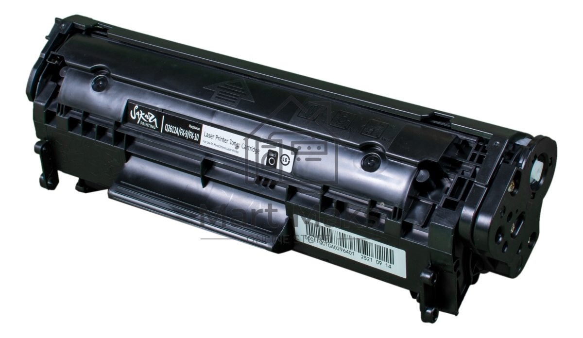 Картридж лазерный Sakura Q2612A/FX-9/FX-10 для HP LaserJet 1010/1012/1015/1018/1020/1022/3015/3020/3030/3050/3052/3055/M1319f/M1005,Canon IC MF4010/4012/4018/4120/4150/4270/4320d/4322d/4330d/4340/4350d/4370dn/4680 FAX-L100/110/120/16, черный, 2000 к.