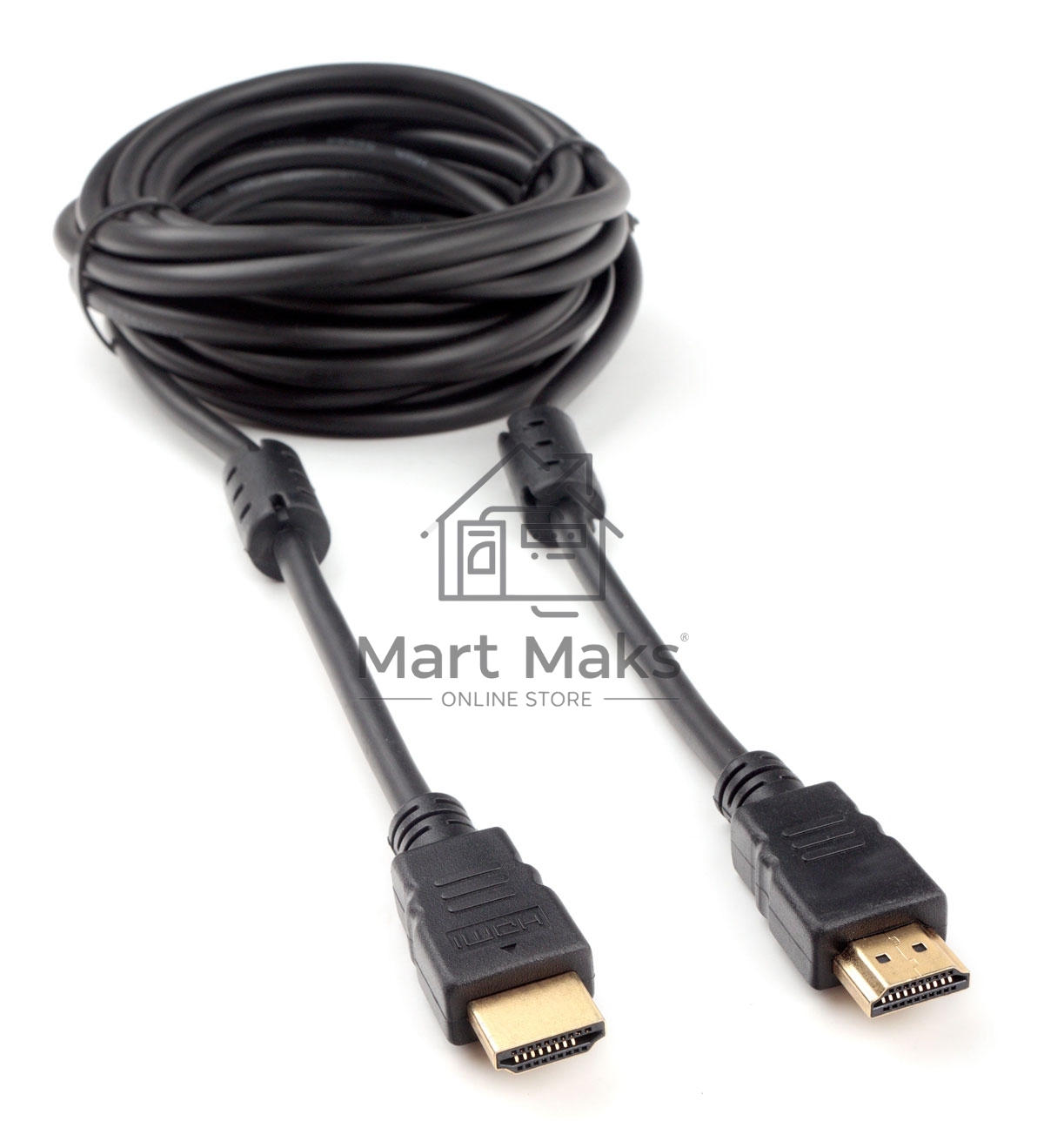Кабель HDMI Cablexpert CCF2-HDMI4-15, 19M/19M, v2.0, медь, позол.разъем, экран, 2 фер.кольца, 4.5м, черный, пакет