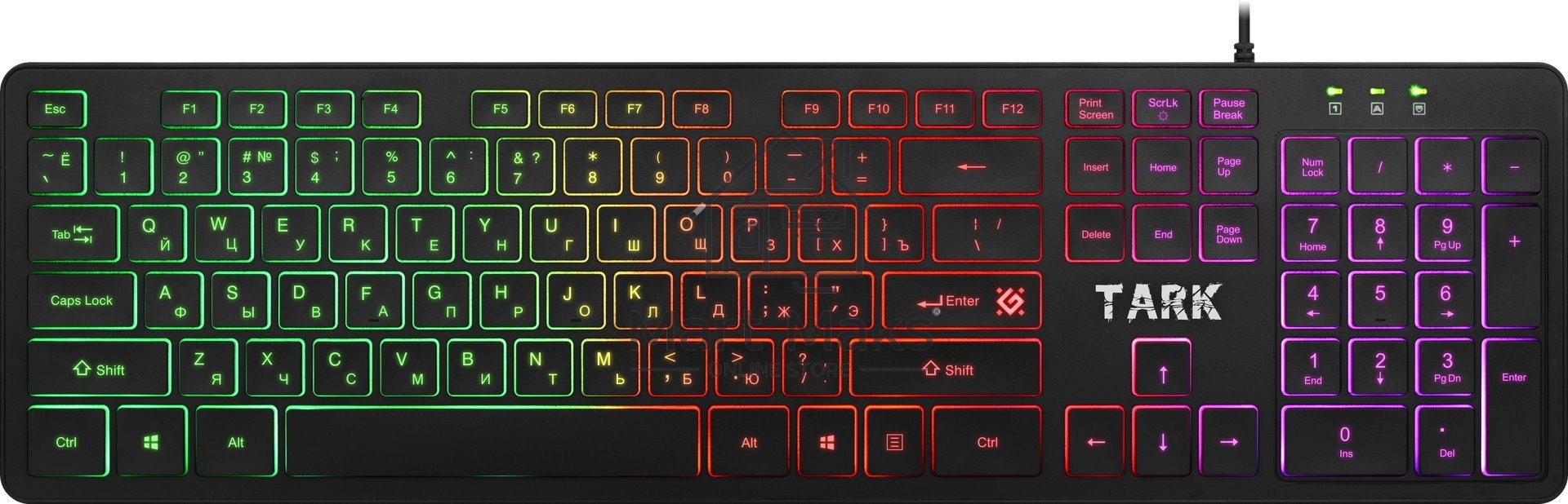 Клавиатура + мышка Defender TARK C-779 RU черный