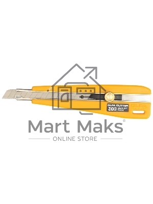 Канцелярский нож OLFA OL-300 пластик нерж.сталь 0.9см
