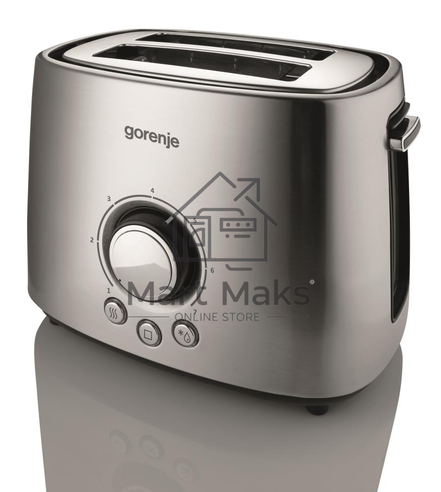 Тостер Gorenje T1000E серебристый/черный