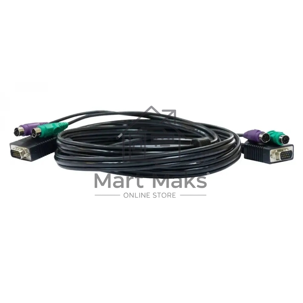 Набор кабелей D-LINK DKVM-CB3 для DKVM - 2хPS/2,1xVGA, 3м