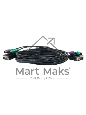 Набор кабелей D-LINK DKVM-CB3 для DKVM - 2хPS/2,1xVGA, 3м