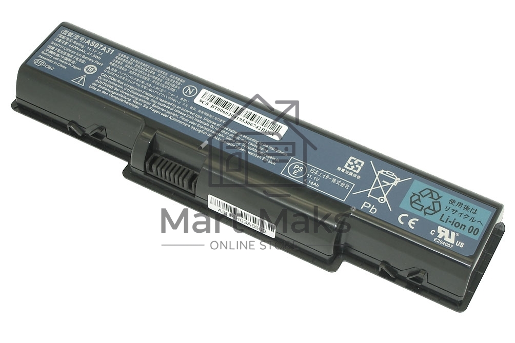 Аккумуляторная батарея для ноутбука Acer Aspire 4710 4400mah черный