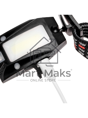 Фонарь налобный сверхлегкий с прищепкой Rexant