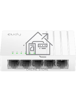 Коммутатор 5-Port Gigabit Desktop Switch, 5 10/100/1000M RJ45 Ports, Loop Detection, Desktop Plastic Case, Power Saving, Plug & Play, Wall-Mount, Power Adapter Not Included