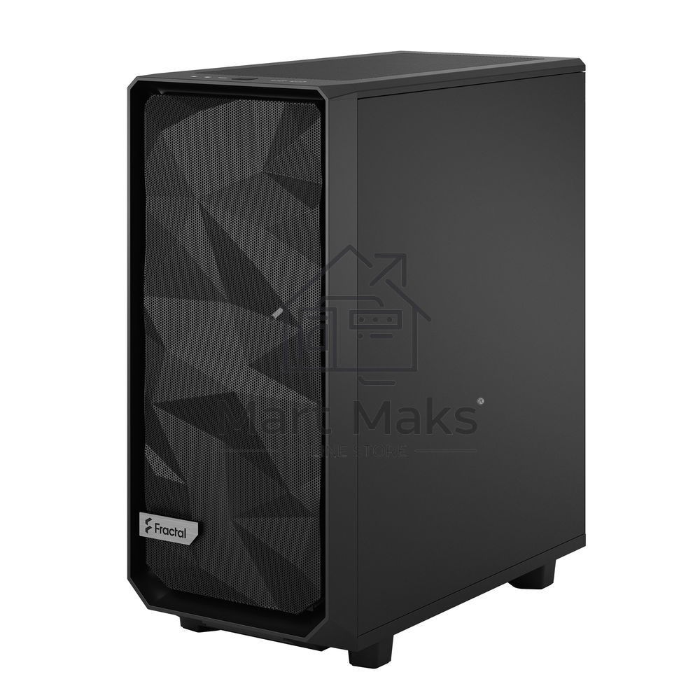 Корпус Fractal Design MESHIFY 2 COMPACT BLACK - TG / ATX, TG / 2x140mm & 1x120mm fans inc. / FD-C-MES2C-03