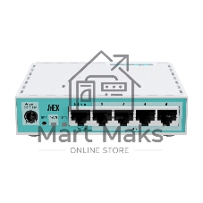 Маршрутизатор MikroTik hEX Refresh E50UG, 5×1 Гбит/с, управляемый