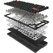 Клавиатура A4Tech Bloody MS76 проводная, USB Type-A, черный
