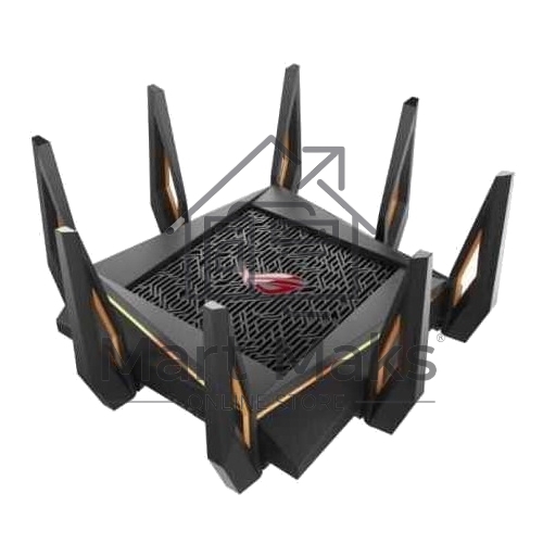 Маршрутизатор ASUS GT-AX11000 Tri-band WiFi 6(802.11ax) Gaming Router –World's first 10 Gigabit Wi-Fi router with a quad-core processor, 2.5G gaming port, DFS band, wtfast, Adaptive QoS, AiMesh for mesh wifi system