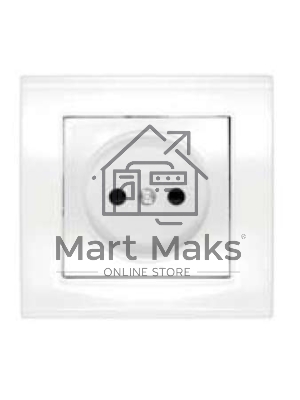 Розетка 1-м СП Бриллиант 16А IP20 защ. шторки без заземл. бел. Universal 7947595